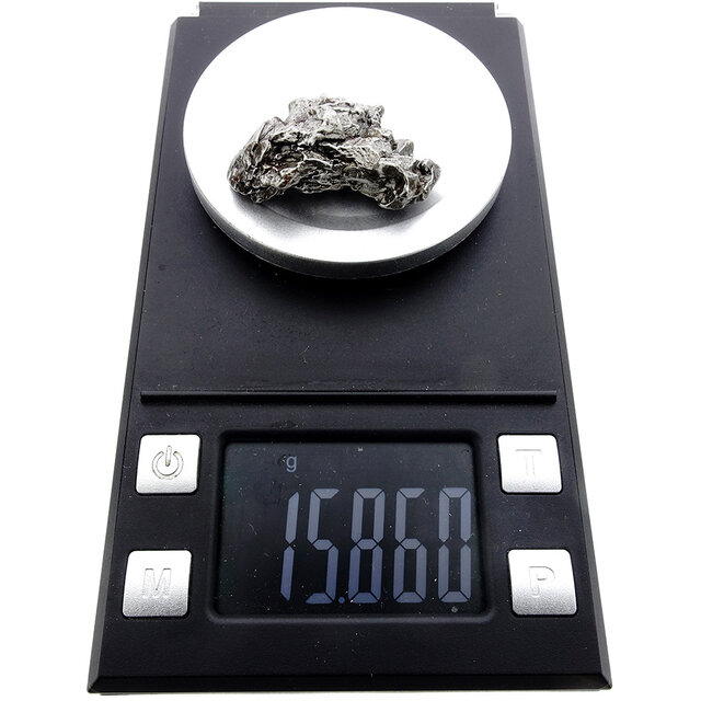 Iron meteorite crystal