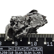 Iron meteorite crystal