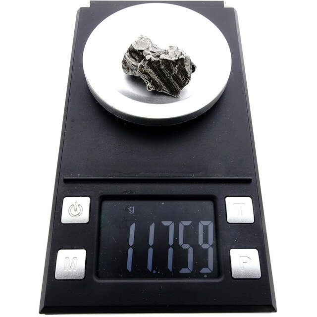 Iron meteorite crystal