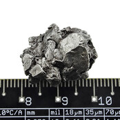 Iron meteorite crystal