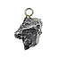 Iron meteorite crystal pendant