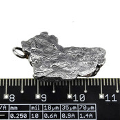 Eisenmeteorit kristall Anhänger