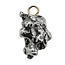 Iron meteorite crystal pendant
