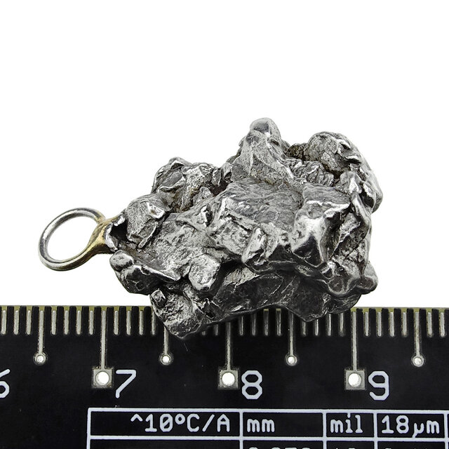 Eisenmeteorit kristall Anhänger