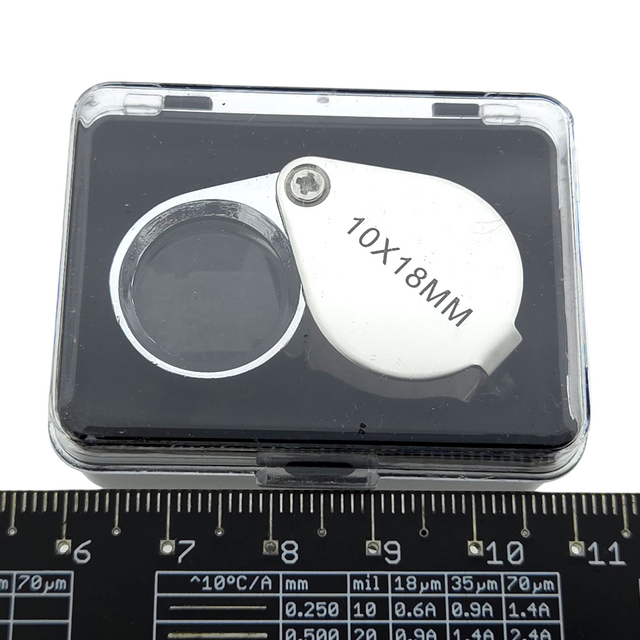 Magnifying glass 10x18mm