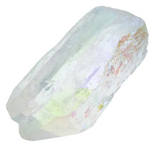 Angel Aura, Quarz mit Platin-und Silber behandelt