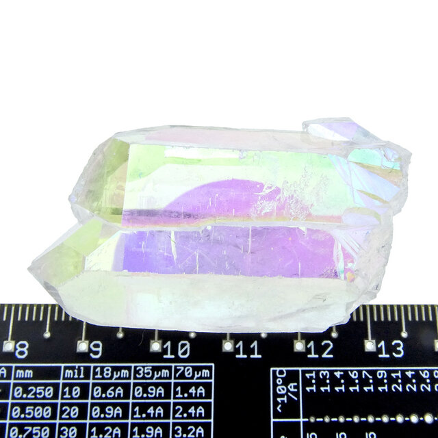 Angel aura, quarz treated with platinum and silver