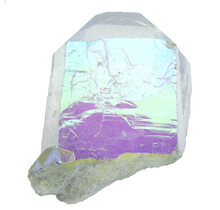 Angel aura, quarz treated with platinum and silver