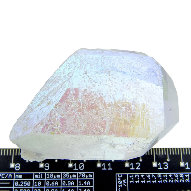 Angel Aura, Quarz mit Platin-und Silber behandelt