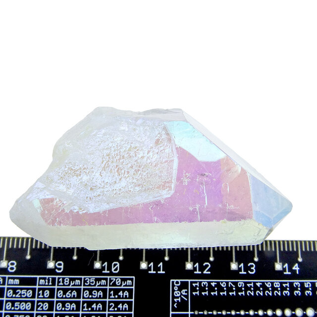 Angel aura, quarz treated with platinum and silver