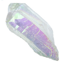 Angel aura, met platina en zilver behandelde kwarts