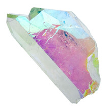 Angel Aura, Quarz mit Platin-und Silber behandelt