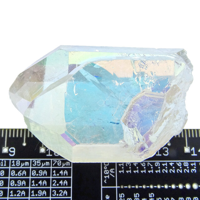 Angel aura, quarz treated with platinum and silver