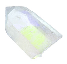 Angel aura, met platina en zilver behandelde kwarts