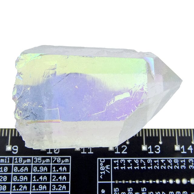 Angel aura, quarz treated with platinum and silver