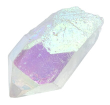 Angel aura, met platina en zilver behandelde kwarts