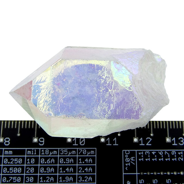 Angel aura, met platina en zilver behandelde kwarts