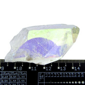 Angel Aura, Quarz mit Platin-und Silber behandelt