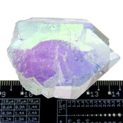 Angel Aura, Quarz mit Platin-und Silber behandelt