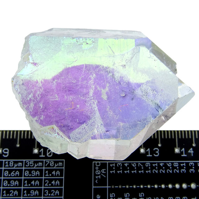 Angel aura, quarz treated with platinum and silver