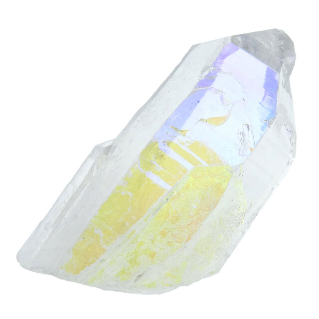 Angel aura, quarz treated with platinum and silver