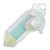 Angel aura, quarz treated with platinum and silver