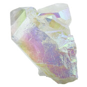 Angel Aura, Quarz mit Platin-und Silber behandelt