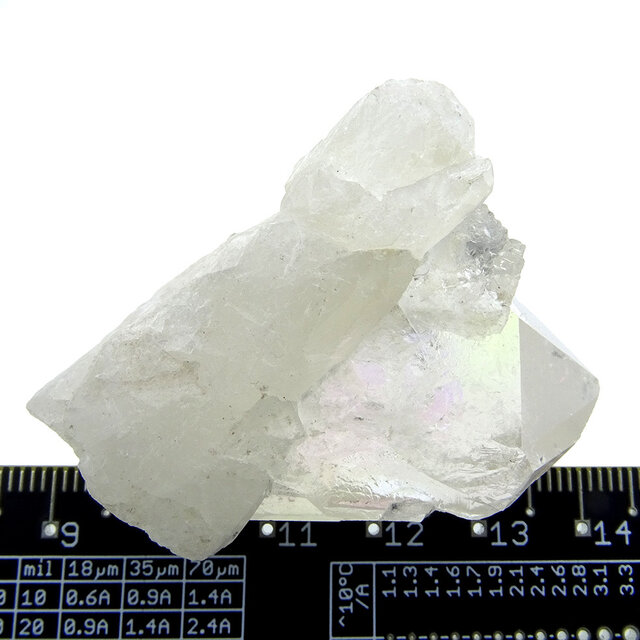 Angel Aura, Quarz mit Platin-und Silber behandelt