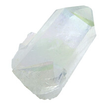 Angel aura, met platina en zilver behandelde kwarts