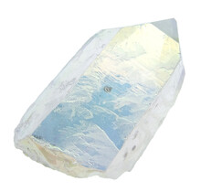 Angel Aura, Quarz mit Platin-und Silber behandelt