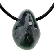 Beautiful pendant of  moss agate