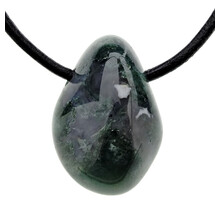Beautiful pendant of  moss agate