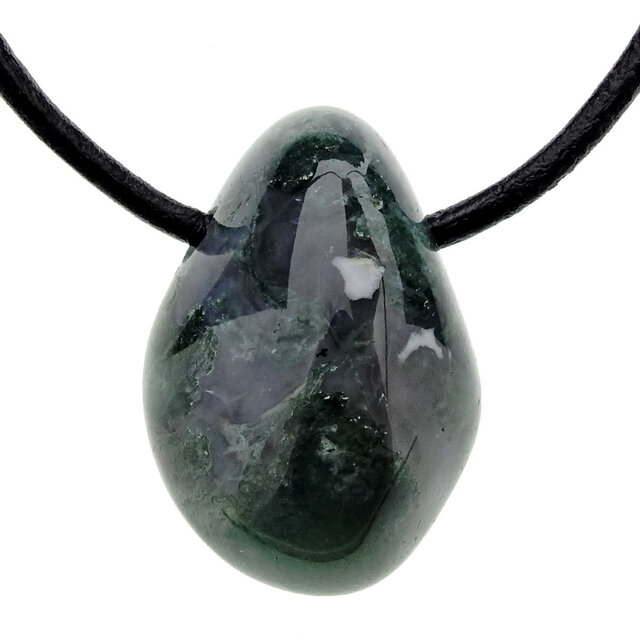 Beautiful pendant of  moss agate