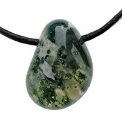 Beautiful pendant of  moss agate