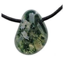 Beautiful pendant of  moss agate