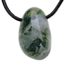 Beautiful pendant of  moss agate