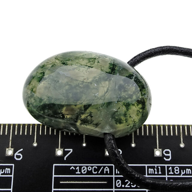 Beautiful pendant of  moss agate