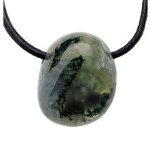 Beautiful pendant of  moss agate