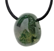 Beautiful pendant of  moss agate