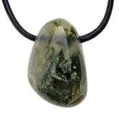 Beautiful pendant of  moss agate