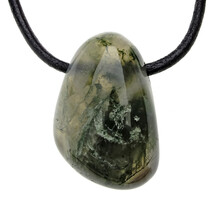 Beautiful pendant of  moss agate