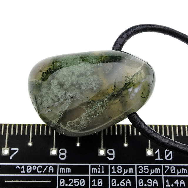 Beautiful pendant of  moss agate