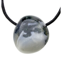 Beautiful pendant of  moss agate