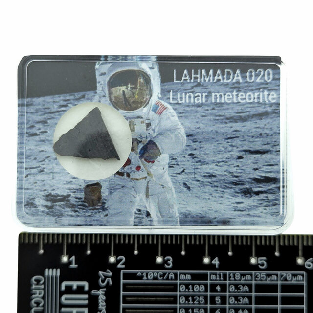 Lahmada 020 lunar meteorite 224 mg