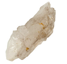 Smoky quartz from Brazil with elestial growth, also known as alligator quartz