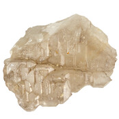 Smoky quartz from Brazil with elestial growth, also known as alligator quartz