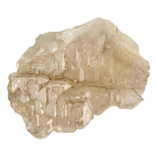 Smoky quartz from Brazil with elestial growth, also known as alligator quartz