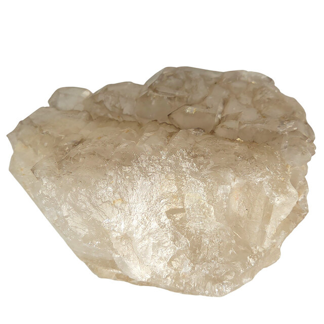 Smoky quartz from Brazil with elestial growth, also known as alligator quartz