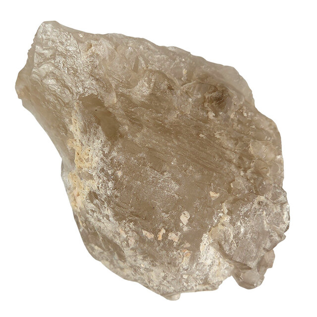 Smoky quartz from Brazil with elestial growth, also known as alligator quartz