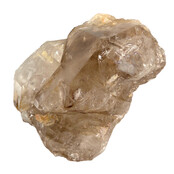 Smoky quartz from Brazil with elestial growth, also known as alligator quartz